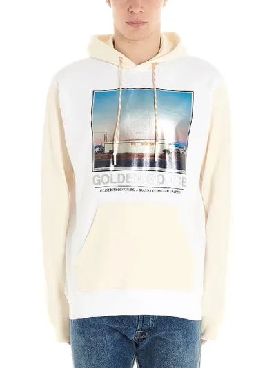 Golden Goose Nicholas Photo Print Hoodie In White