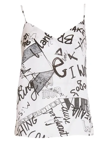 Essentiel Antwerp Printed Camisole Top In White