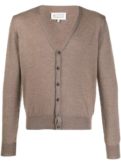 Maison Margiela Décortiqué Cardigan In Neutrals