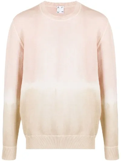 Altea Dyed Effect Sweater In Neutrals