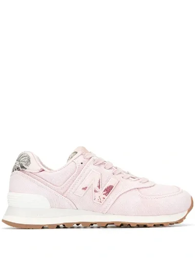 New Balance Wl574 Low-top Sneakers In Pink