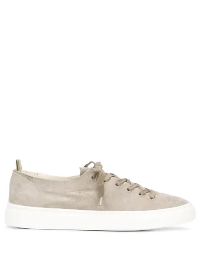 Officine Creative Flat Low-top Sneakers In Neutrals