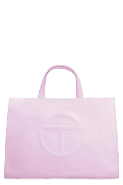 Telfar Faux Leather Tote In Pink