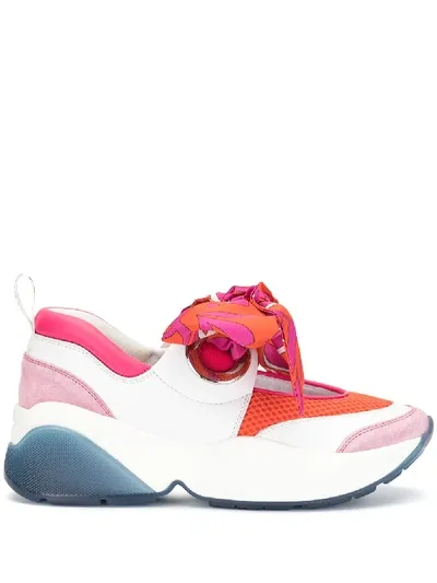 Emilio Pucci Capri Sky Chunky Sneakers In White