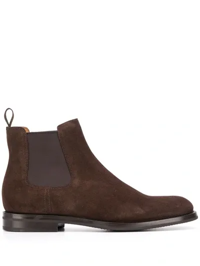 Church's Monmouth Wg Suede Chelsea Boots In Brown