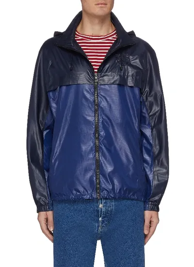 Loewe Casual Jacket In Blue Polyamide