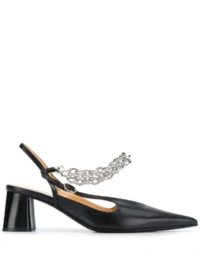 Ellery Diego 70mm Slingback Pumps In Black