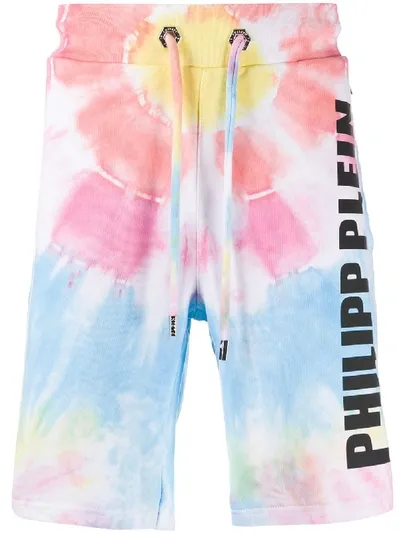 Philipp Plein Contrast Logo Shorts In Multi