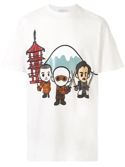 Ih Nom Uh Nit Samurai All Printed T-shirt In White