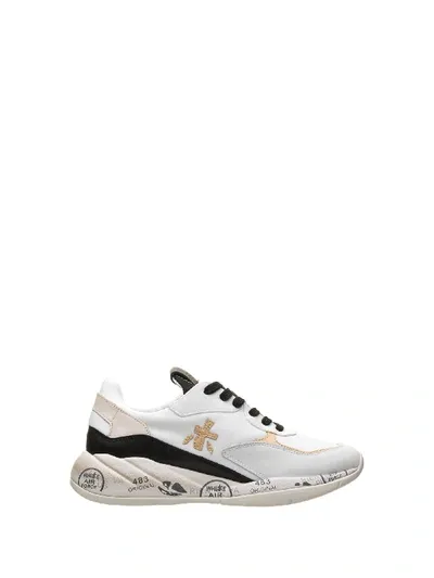 Premiata Wedge Sole Scarlett Sneakers In White