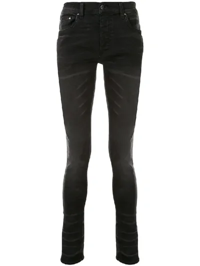 Amiri Zipped Pocket Skinny Jeans In Black