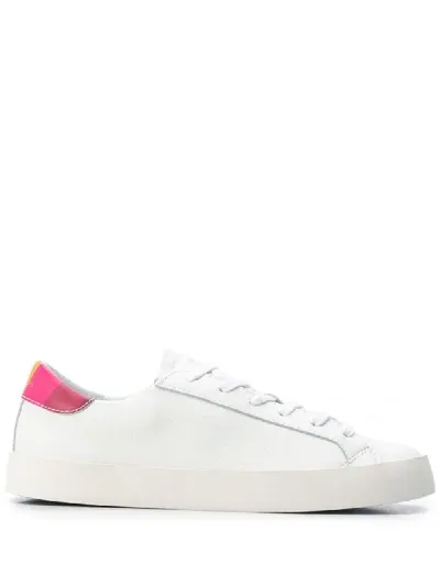 Ps By Paul Smith Low-top Leather Sneakers In White