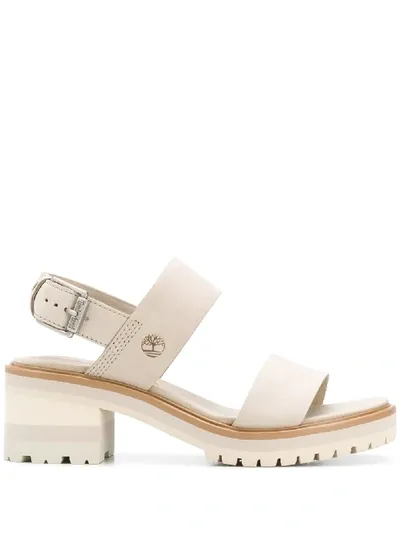 Timberland Ridged Sole Sandals In Neutrals