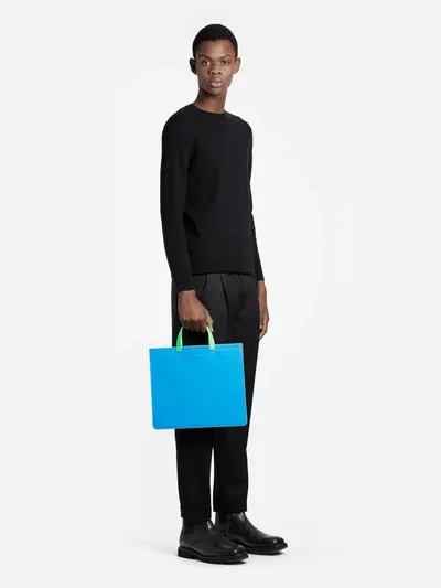 Comme Des Garçons Unisex Multicolor Tote Bags In Blue