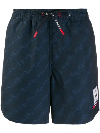 Prada ”35th Americas Cup” Swimming Trunks In Blue