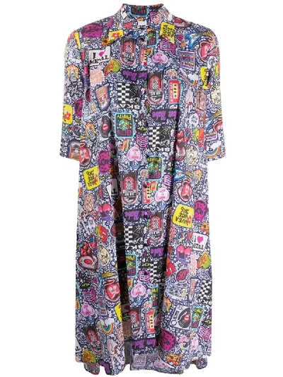 Ultràchic All-over Print Shirt Dress In Glamrock