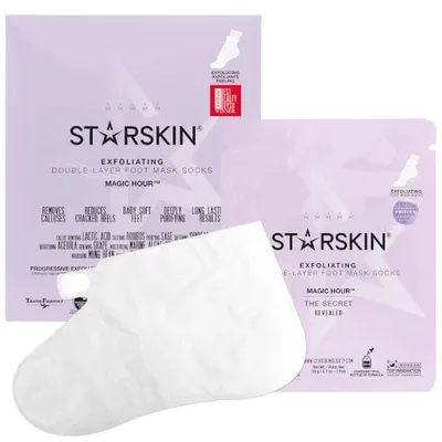 Starskin Magic Hour Exfoliating Foot Mask Socks