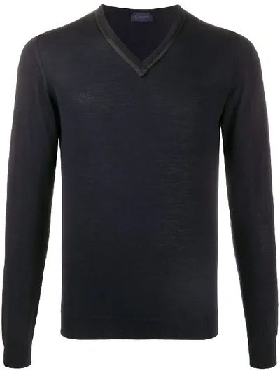 Lanvin Pullover Mit V-ausschnitt In Blue