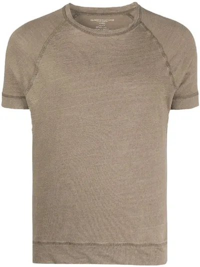 Majestic Faded Finish T-shirt In Neutrals