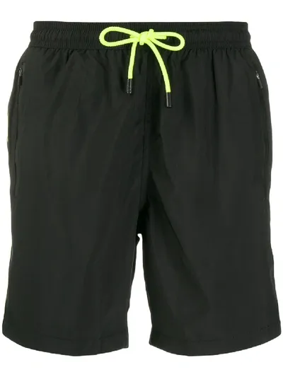 Mc2 Saint Barth Lighting Submarine Swim Shorts In Black