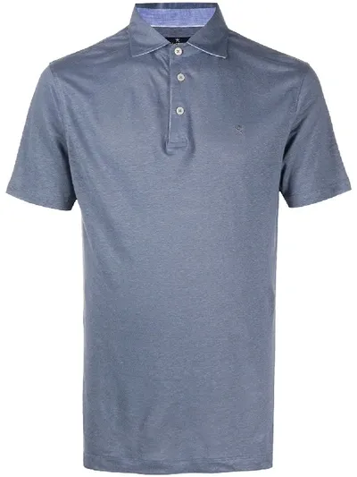 Hackett Classic Polo Shirt In Blue