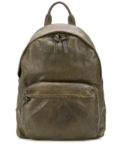 Officine Creative Double Zip Backpack In Green