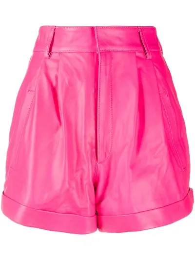 Manokhi High-waisted Oversized Shorts In Pink