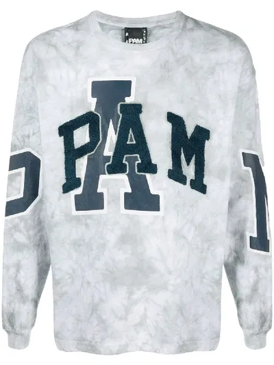 Perks And Mini Elements Tie Dye Sweatshirt In Grey