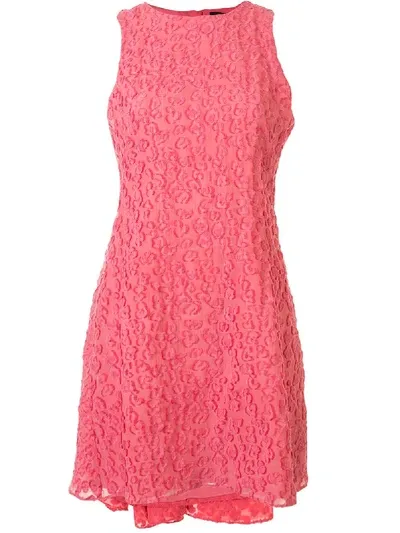 Brandon Maxwell Sleeveless Mini Dress In Pink