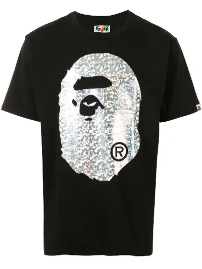 Bape Milo Print T-shirt In Black