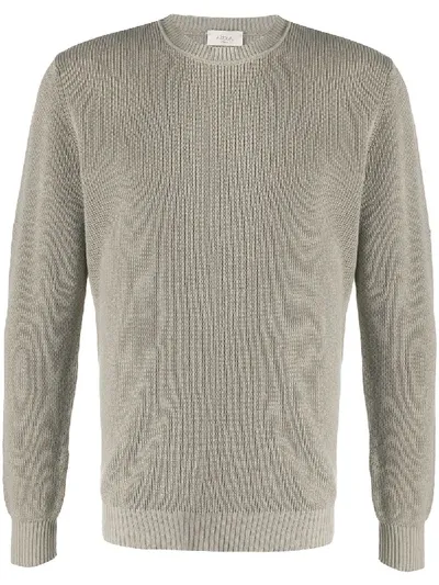 Altea Ribbed Knit Jumper In Neutrals