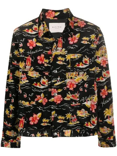 Buscemi Hawaii Print Jacket In Black