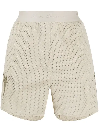 Rick Owens X Champion Mesh Shorts In Neutrals