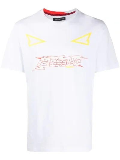 Frankie Morello Logo Print T-shirt In White