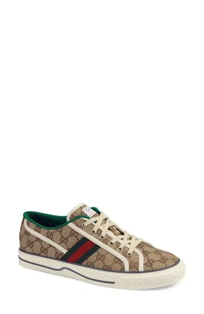 Gucci Sneakers In Beige Ebony Multi