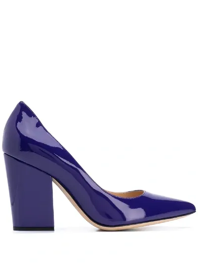 Sergio Rossi Sergio 90mm Pumps In Blue