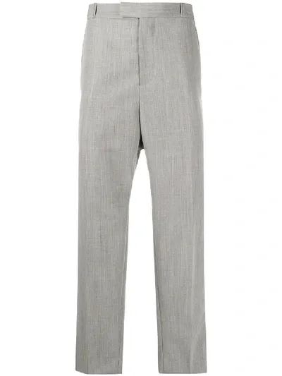 Oamc High-waisted Straight Leg Trousers In Grey