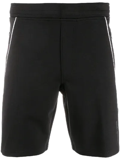 Neil Barrett Modernist Track Shorts In Black