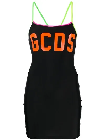 Gcds Kleid Mit Logo In Black