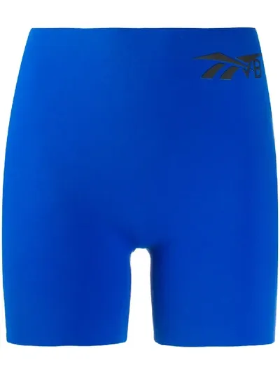 Victoria Beckham Vb Buffer 3.0 Shorts In Blue