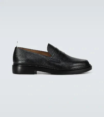 Thom Browne Black Lightweight Sole Penny Loafers