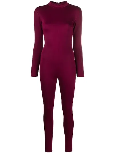 Alchemy Bodycon Fit Jumpsuit In Red