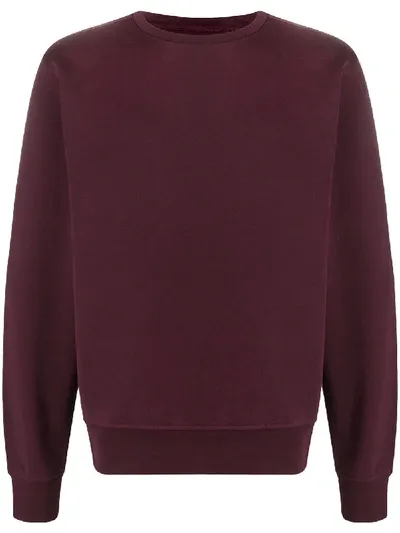 Maison Margiela Four-stitch Jumper In Red