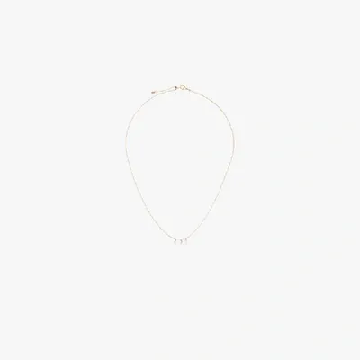 Persée 18kt Yellow Gold Diamond Charm Necklace