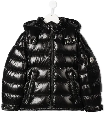 Moncler Kids' Quilted Puffer Jacket In Black