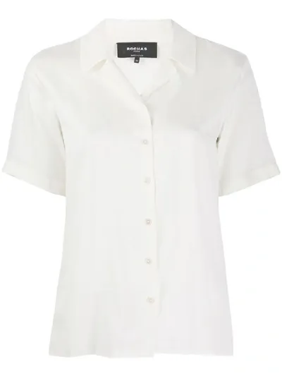 Rochas Short-sleeved Shirt In White