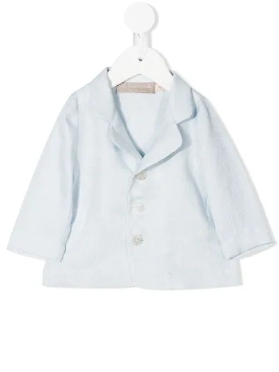 La Stupenderia Babies' Single-breasted Linen Blazer In Unica