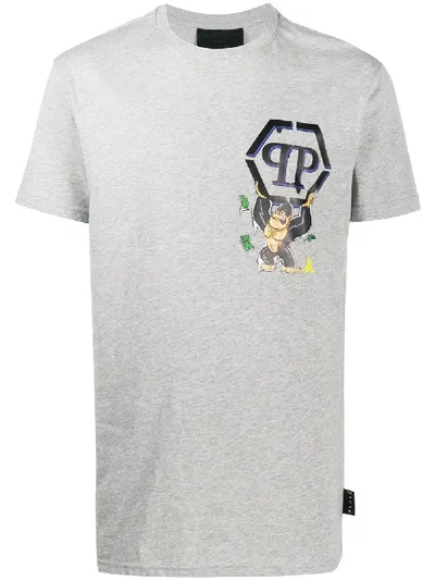 Philipp Plein Jungle Fever T-shirt In Grey