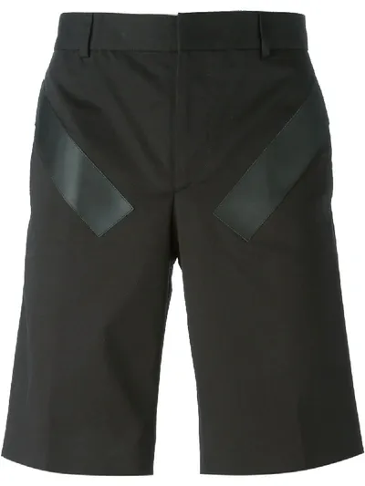 Givenchy Shorts Mit Aufnähern In Black