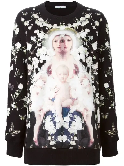 Givenchy Sweatshirt Mit Ikonen-print In Black